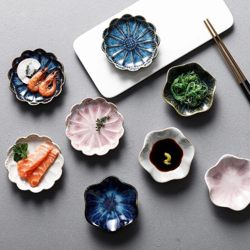 Japanese Ceramic Kiln Glazed Plate - The House Of BLOC