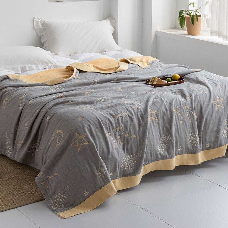 Japanese Soft Throw Blanket - The House Of BLOC