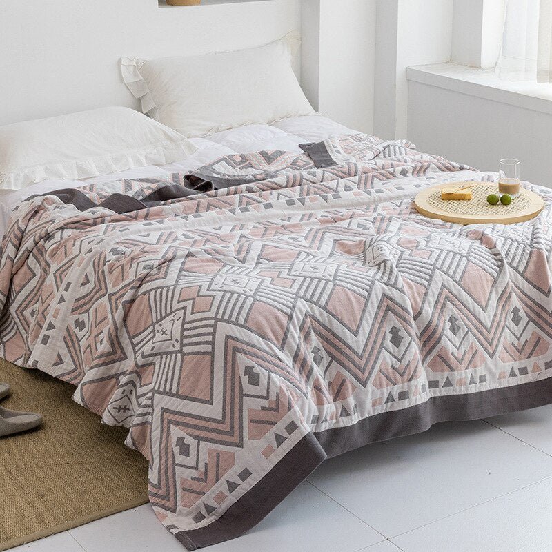 Japanese Soft Throw Blanket - The House Of BLOC