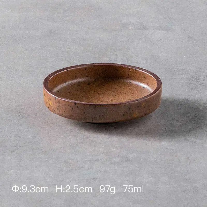 Japanese Style Ceramic Round Sauce Dipping Bowl - The House Of BLOC