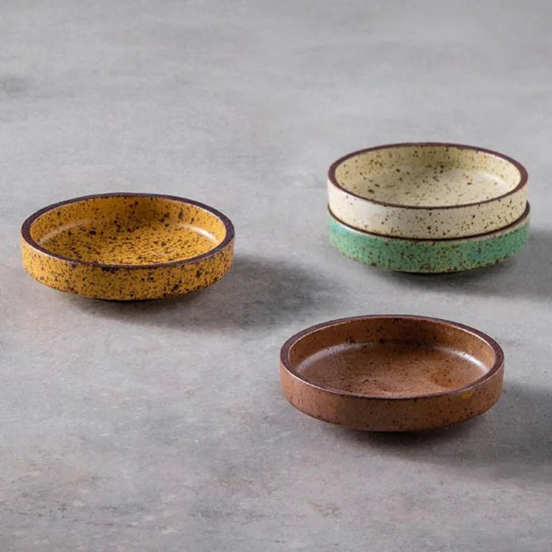 Japanese Style Ceramic Round Sauce Dipping Bowl - The House Of BLOC