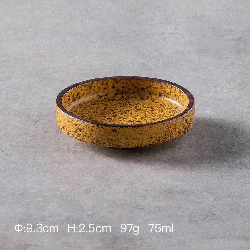 Japanese Style Ceramic Round Sauce Dipping Bowl - The House Of BLOC