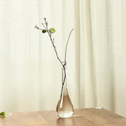 Japanese Zen Inspired Transparent Glass Vase - The House Of BLOC
