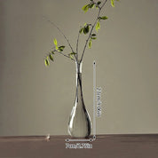 Japanese Zen Inspired Transparent Glass Vase - The House Of BLOC
