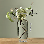 Japanese Zen Inspired Transparent Glass Vase - The House Of BLOC