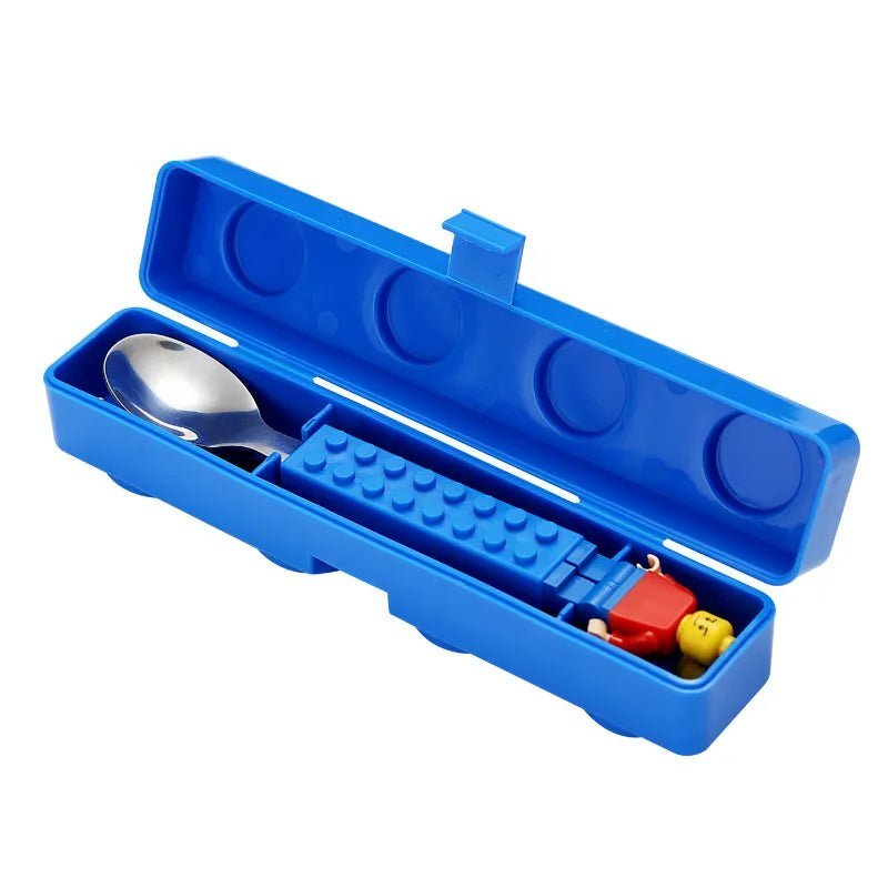 Kids Building Bricks Spoon & Fork Set - The House Of BLOC