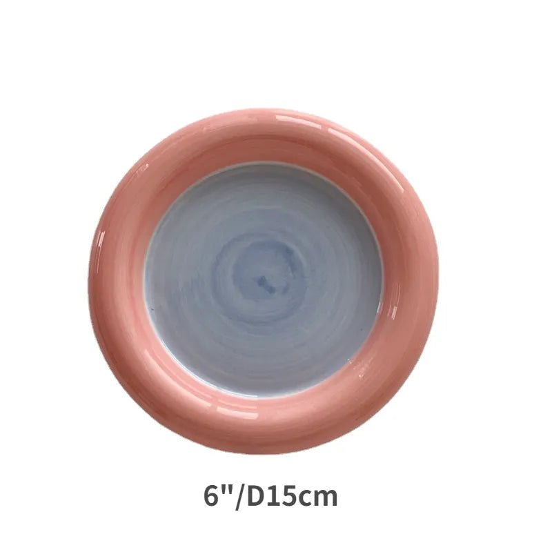 Korean Style Chubby Pastel Colour Plate - The House Of BLOC