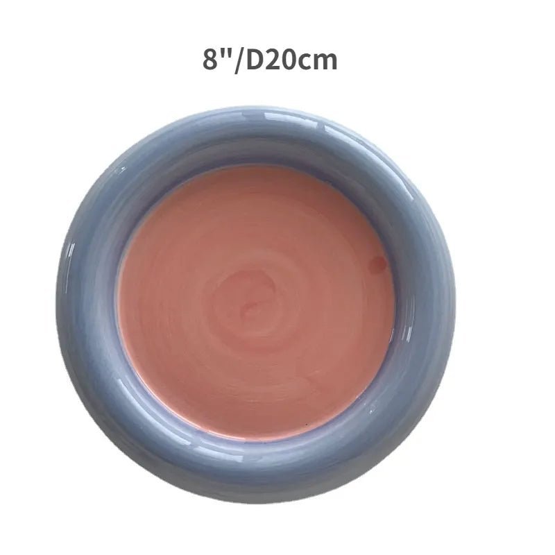 Korean Style Chubby Pastel Colour Plate - The House Of BLOC