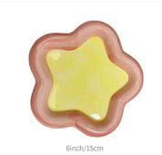 Korean Style Chubby Pastel Colour Plate - The House Of BLOC