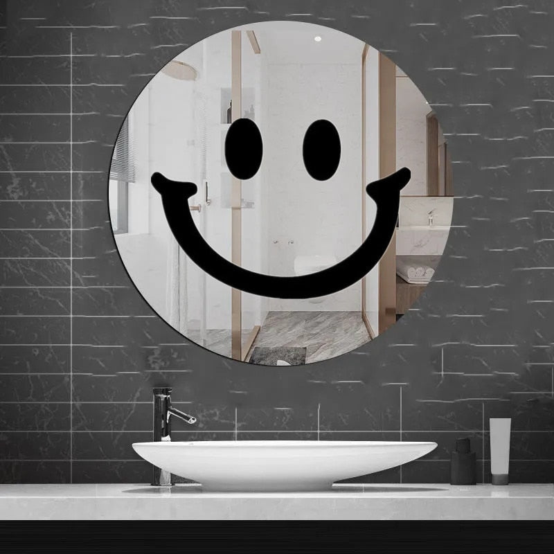 Large 'Happy Smile' Decorative Mirror - The House Of BLOC