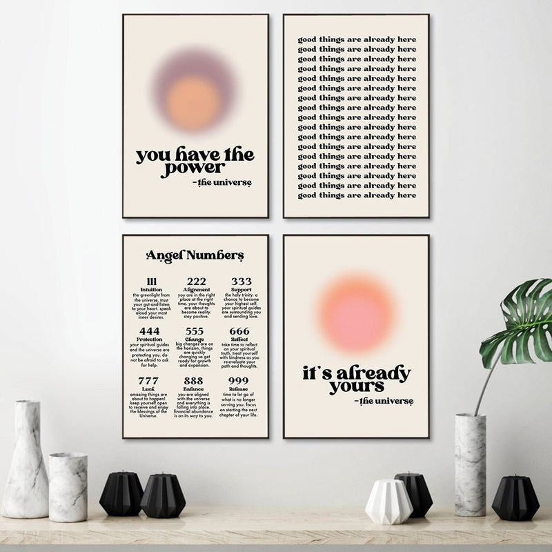 Law of Attraction Manifestation Posters - The House Of BLOC