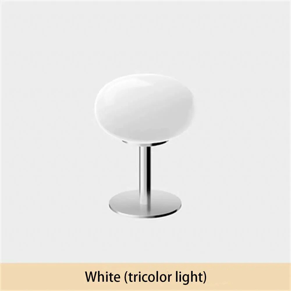 Lollipop Cream Glass Table Lamp - The House Of BLOC