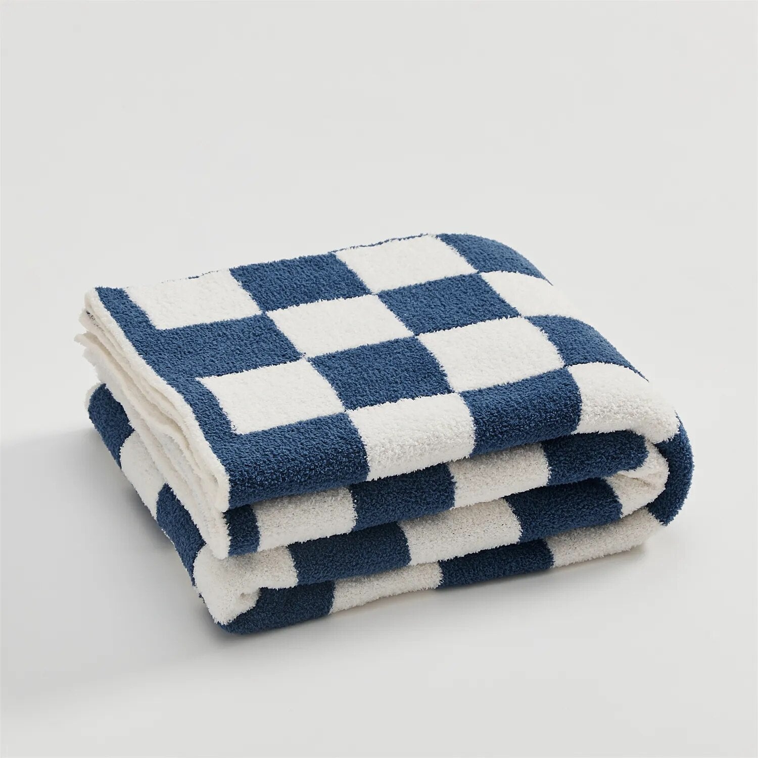Luxurious Colourful Chequerboard Plaid Blanket - The House Of BLOC
