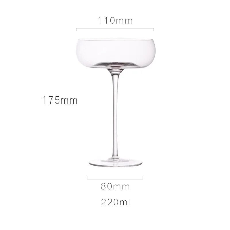 Luxury Crystal Cocktail Champagne Goblet - The House Of BLOC