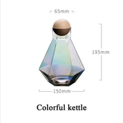Luxury Diamond Shape Crystal Decanter & Glasses Set - The House Of BLOC