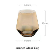 Luxury Diamond Shape Crystal Decanter & Glasses Set - The House Of BLOC