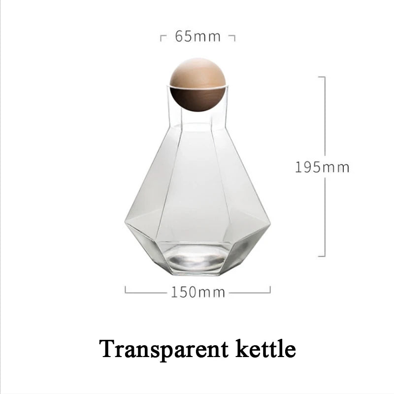Luxury Diamond Shape Crystal Decanter & Glasses Set - The House Of BLOC