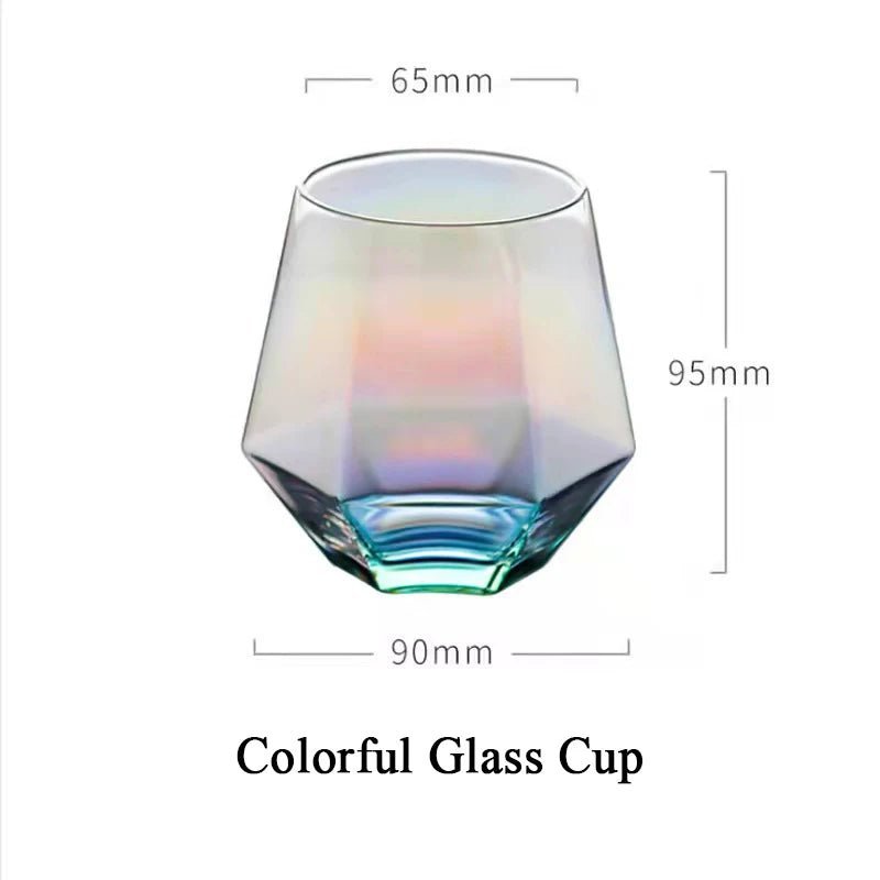 Luxury Diamond Shape Crystal Decanter & Glasses Set - The House Of BLOC