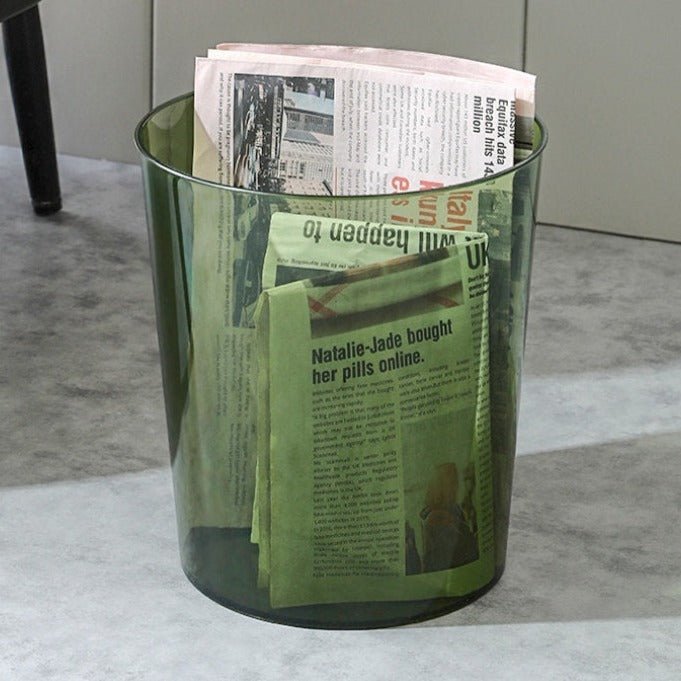 Luxury Transparent Trash Can - The House Of BLOC