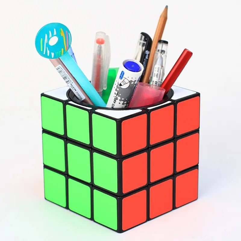 Magic Cube Piggy Bank Pen Holder - The House Of BLOC