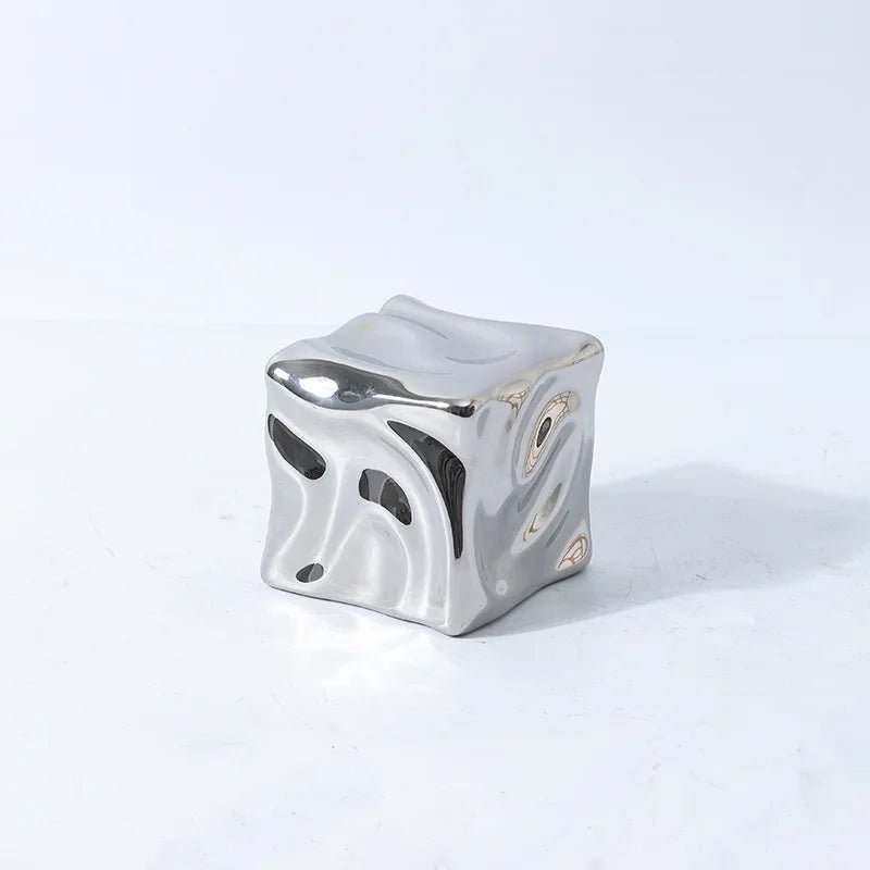 Metallic Coloured Cube Ornament - The House Of BLOC