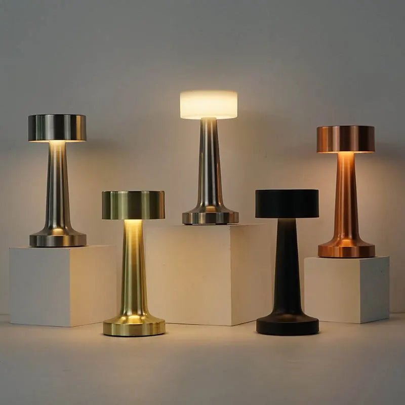 Metallic Coloured LED Table Lamp - The House Of BLOC