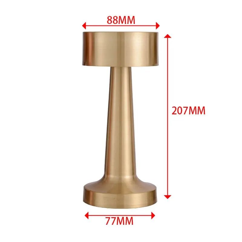 Metallic Coloured LED Table Lamp - The House Of BLOC