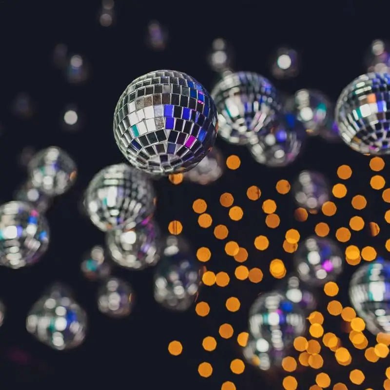 Mini Rotating Mirrored Glass Disco Balls - The House Of BLOC