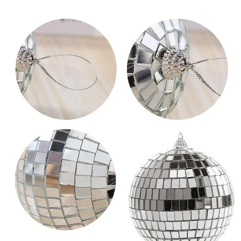 Mini Rotating Mirrored Glass Disco Balls - The House Of BLOC