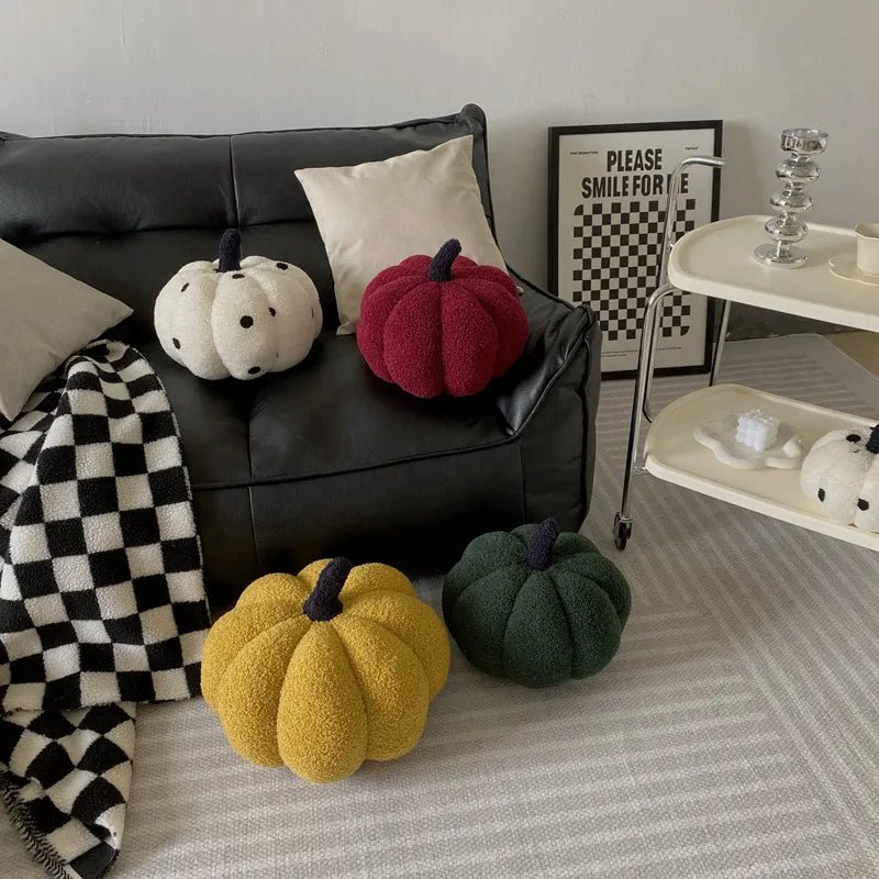 Minimal Halloween Pumpkin Cushion - The House Of BLOC