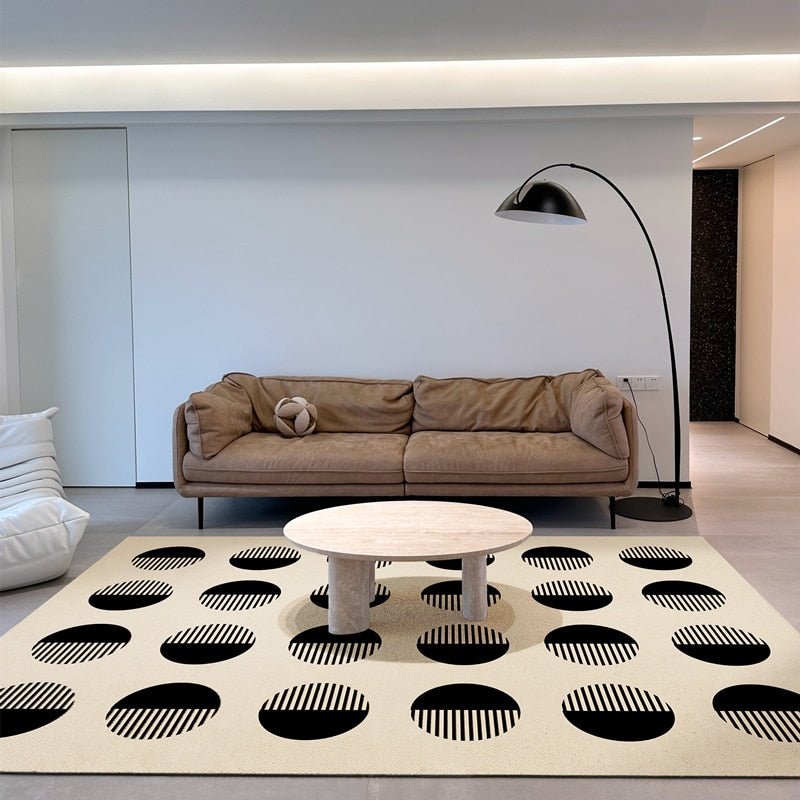 Minimal Living Room Soft Plush Carpet - The House Of BLOC