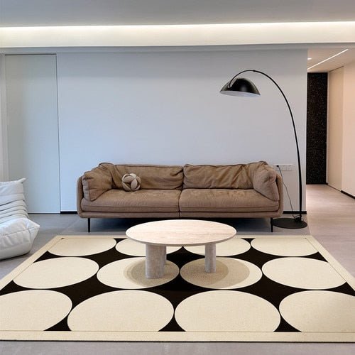 Minimal Living Room Soft Plush Carpet - The House Of BLOC