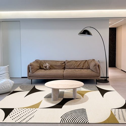 Minimal Living Room Soft Plush Carpet - The House Of BLOC