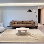 Minimal Living Room Soft Plush Carpet - The House Of BLOC