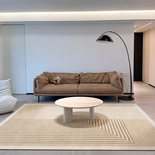 Minimal Living Room Soft Plush Carpet - The House Of BLOC
