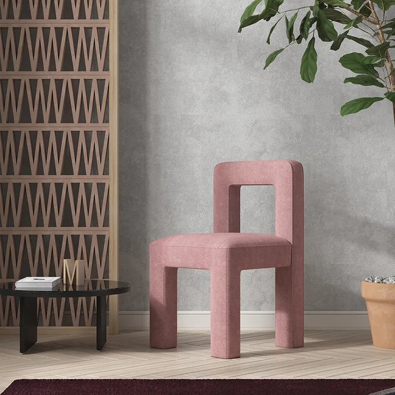 Minimal Solid Colour Ergonomic Dining Chair - The House Of BLOC