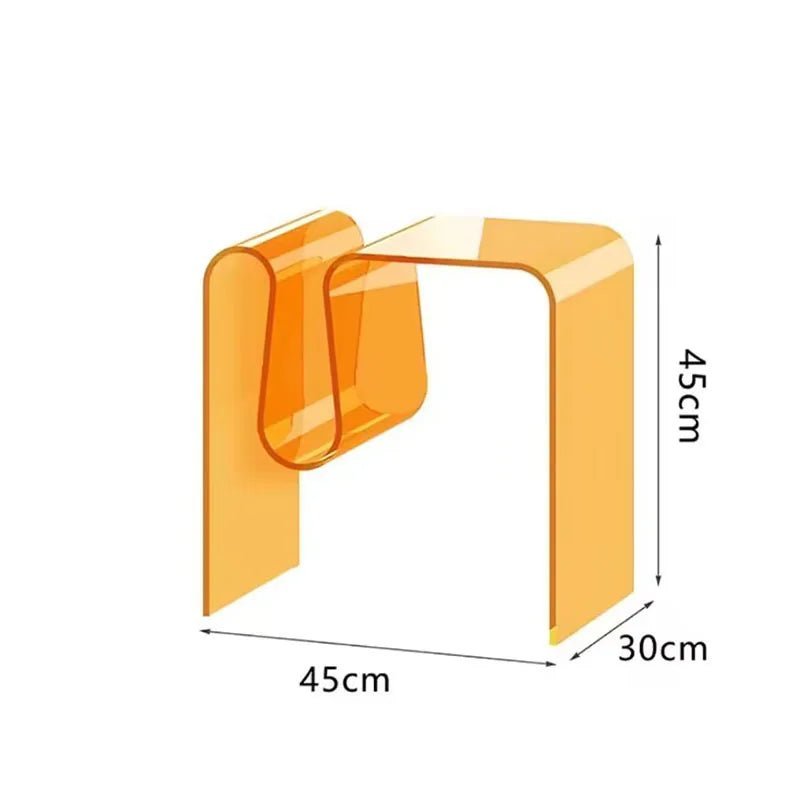 Minimal Transparent Acrylic Coffee Side Table - The House Of BLOC