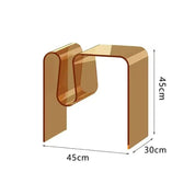 Minimal Transparent Acrylic Coffee Side Table - The House Of BLOC