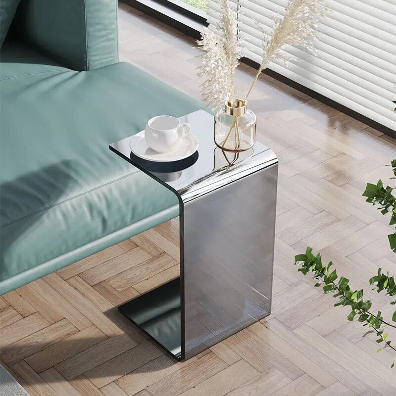 Minimal Transparent Acrylic Side Table - The House Of BLOC