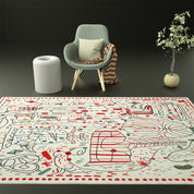Minimalist Abstract Living Room Carpet - The House Of BLOC