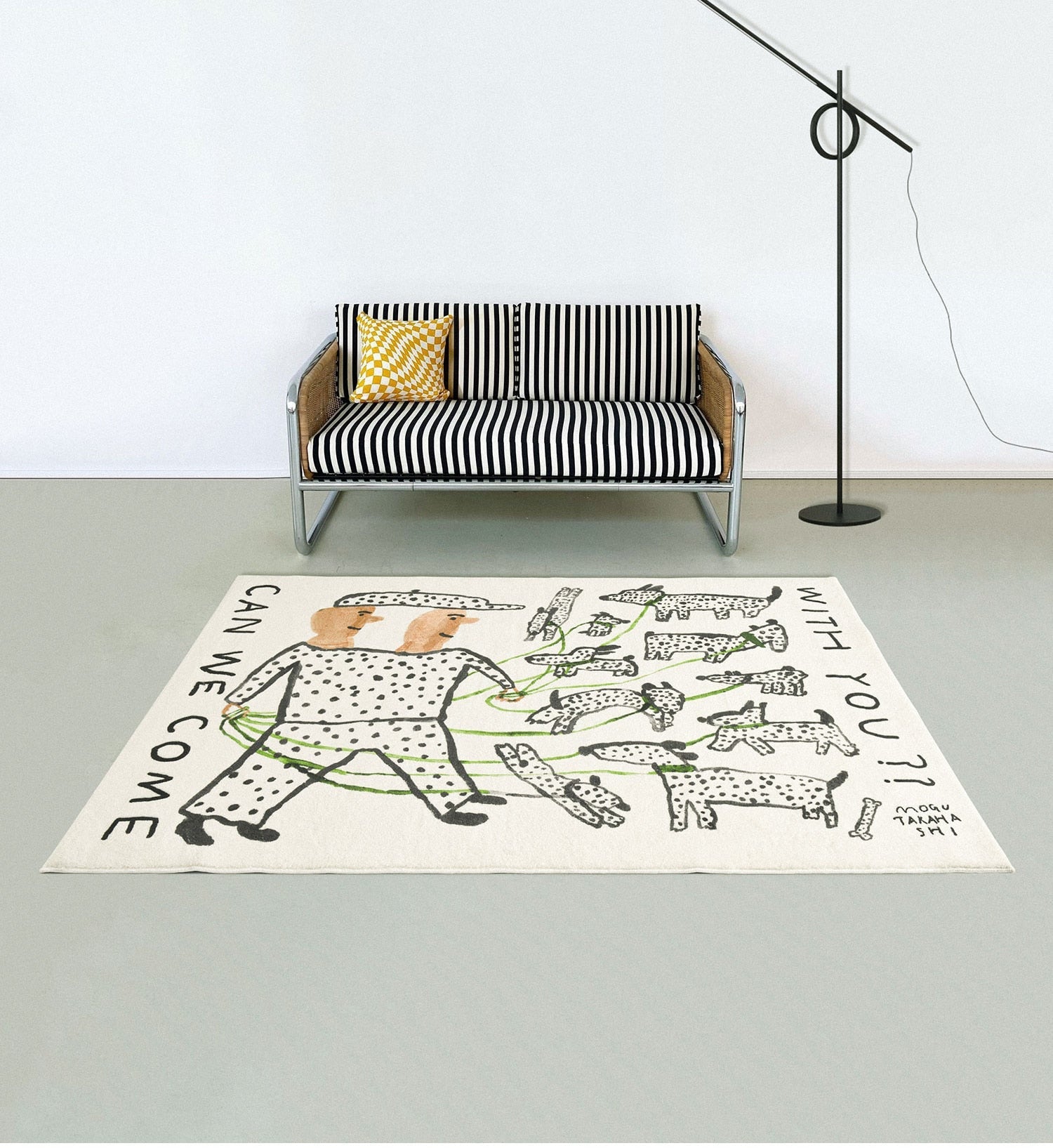 Minimalist Abstract Living Room Carpet - The House Of BLOC