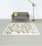 Minimalist Abstract Living Room Carpet - The House Of BLOC