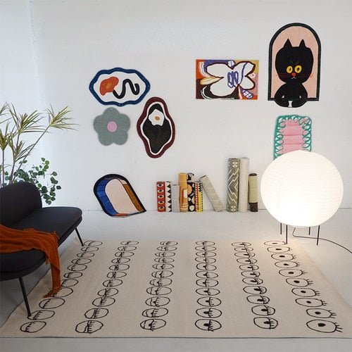 Minimalist Abstract Living Room Carpet - The House Of BLOC
