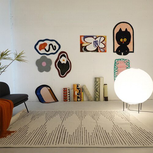 Minimalist Abstract Living Room Carpet - The House Of BLOC