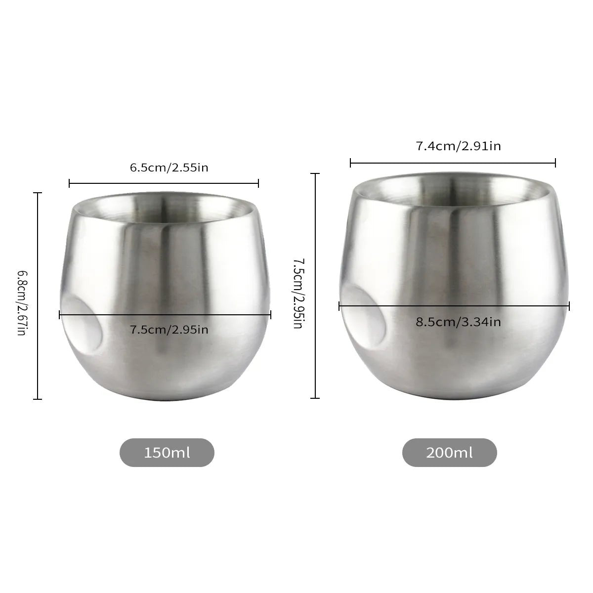 Minimalist Double Insulation Espresso Coffee Mug - The House Of BLOC