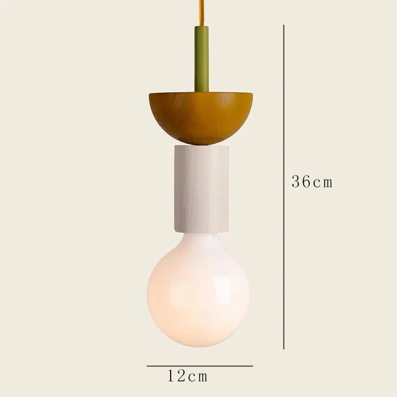 Minimalist Wood Effect LED Pendant Light - The House Of BLOC