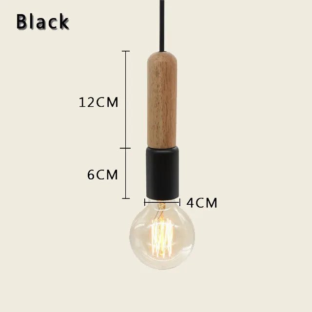 Minimalist Wood Effect LED Pendant Light - The House Of BLOC