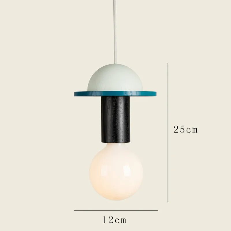 Minimalist Wood Effect LED Pendant Light - The House Of BLOC