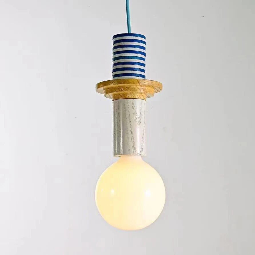 Minimalist Wood Effect LED Pendant Light - The House Of BLOC