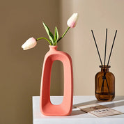 Modern Abstract Hollow Design Vase - The House Of BLOC